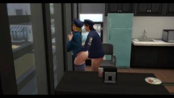 Big ass police officer and impregnated